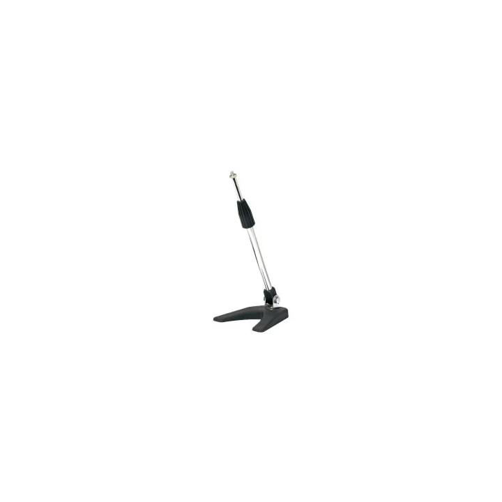 Pied de micro de table Rondson RNS-DD-094W | embase lourde | tige télescopique chromée