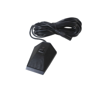 Microphone de surface Rondson RNS-PHM-902SW | électret noir | switch marche/arrêt