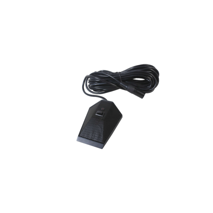 Microphone de surface Rondson RNS-PHM-902SW | électret noir | switch marche/arrêt