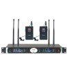 Ensemble micro UHF diversity Rondson RNS-BE-5038/2PT-10 | 2 micros cravate | 80 fréquences