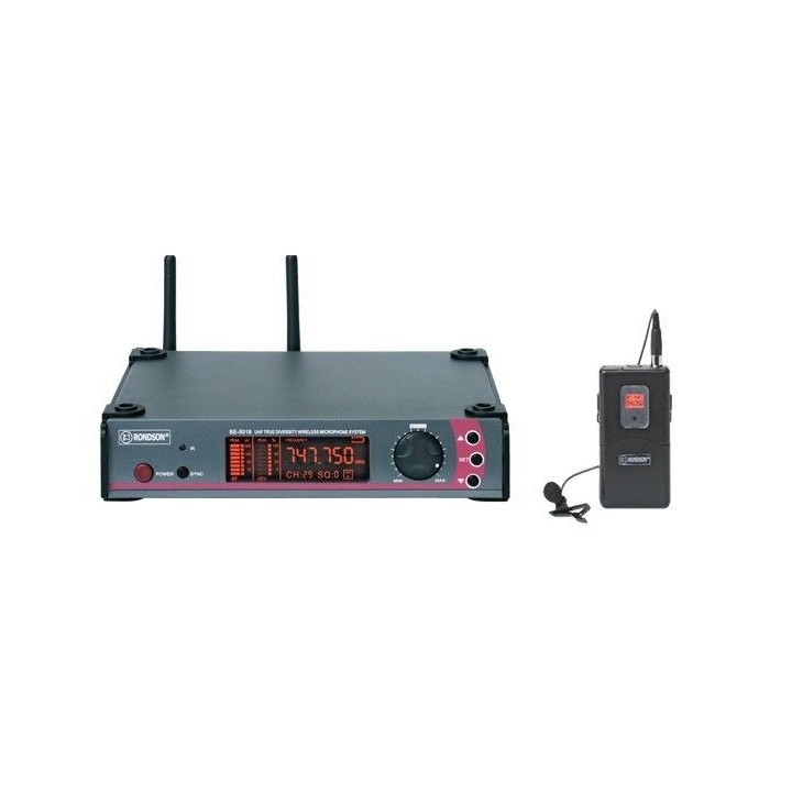 Ensemble UHF diversity Rondson RNS-BE-5018/PT-10 | 49 fréquences | récepteur diversity