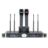 Ensemble micro UHF Diversity Rondson RNS-BE-5038/2H-83 | 80 fréquences | 2 micros IR 19" 1U