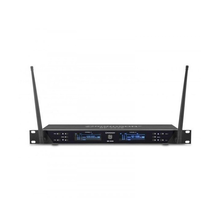 Ensemble UHF double diversity Rondson RNS-BE-2020/MIC/BP | 1 micro main + 1 micro cravate