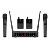 Ensemble UHF diversity Rondson RNS-BE-2040/2MIC | 4 récepteurs | 2 micros main + 2 cravates