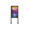 Borne portrait extérieure Edbak POK90 | Samsung OH 46" | Support borne Edbak