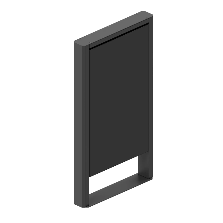 Borne portrait extérieure Edbak POK110 | Samsung OH 75" | Support borne Edbak