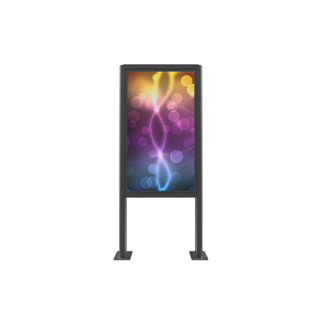 Borne portrait extérieure Edbak POK101 | 55" | Support borne Edbak