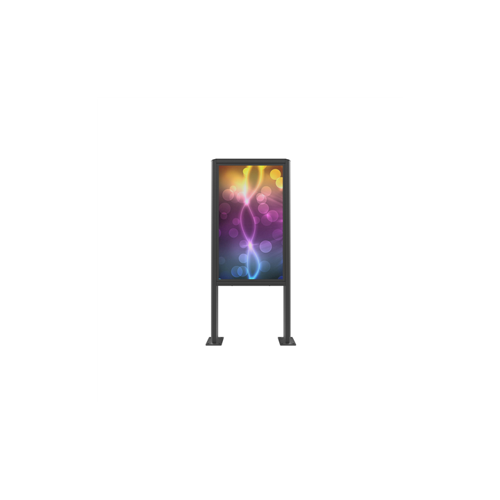 Borne portrait extérieure Edbak POK101 | 55" | Support borne Edbak