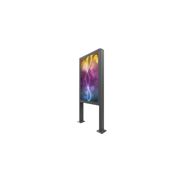 Borne portrait extérieure Edbak POK101 | 55" | Support borne Edbak