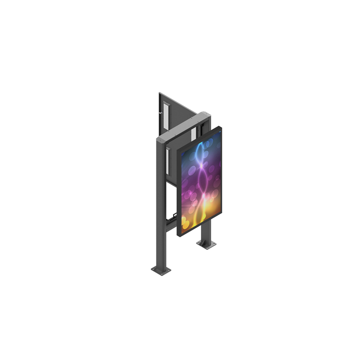 Borne portrait extérieure Edbak POK101 | 55" | Support borne Edbak