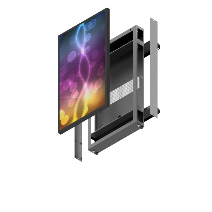 Caisson portrait extérieur Edbak OWM100 | pour Samsung OH55P | protection outdoor IP55 Edbak