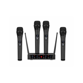 Ensemble UHF double Diversity Rondson RNS-BE-2040/4MIC | 4 micros main | portée longue