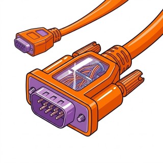 Câble RS232 AVer AVE-RS232M90UHD | compatible M90UHD/F50+ | connexion série RS232