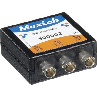 Balun vidéo Muxlab 500002 | RGsB synchro sur vert | transmission sur câble Cat5/6 Muxlab