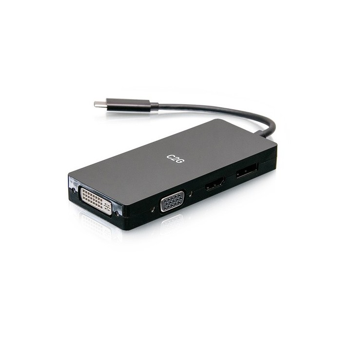 C2G - USB-C Multiport Adapter HDMIDVIVGADP C2G