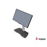 Support de sol inclinable Audipack AUD-FS-900LT | hauteur max 1060 mm | écran plat