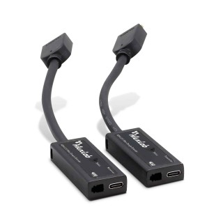 Extendeur HDMI 2.0 sur fibre Muxlab 500487 | kit dongle | 4K 60 Hz