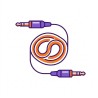 Cordon audio Keen connect LCJ5 | 2 RCA mâles vers jack 3,5 mm stéréo | 5 m