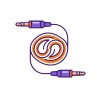 Cordon audio Keen connect LJ3S2CF0.20 | jack 3,5 mm mâle vers 2 RCA femelles | 0,20 m