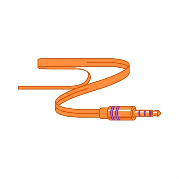 Cordon plat stéréo Keen connect L3JJE5 | Jack 3,5 mm mâle-femelle | 5 m