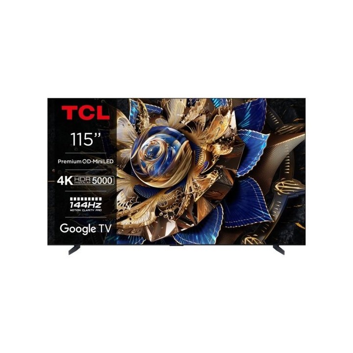 TCL - Ecran 115p QD-MiniLED, 5000 nits, DolbyAtmos, Google TV  - HA/1 TCL
