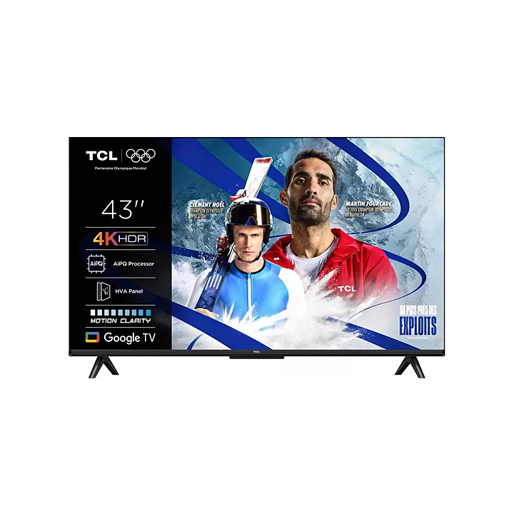 TCL - Ecran 43p UHD HDR10, GoogleTV, 3 HDMI, 1 USB - HA/14 TCL