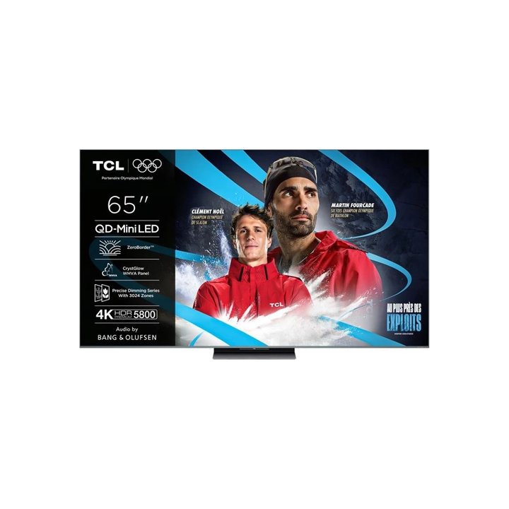 TCL - Ecran 65p Q5800 mLED 144Hz, GoogleTV, ZeroBorder - HA/10 TCL