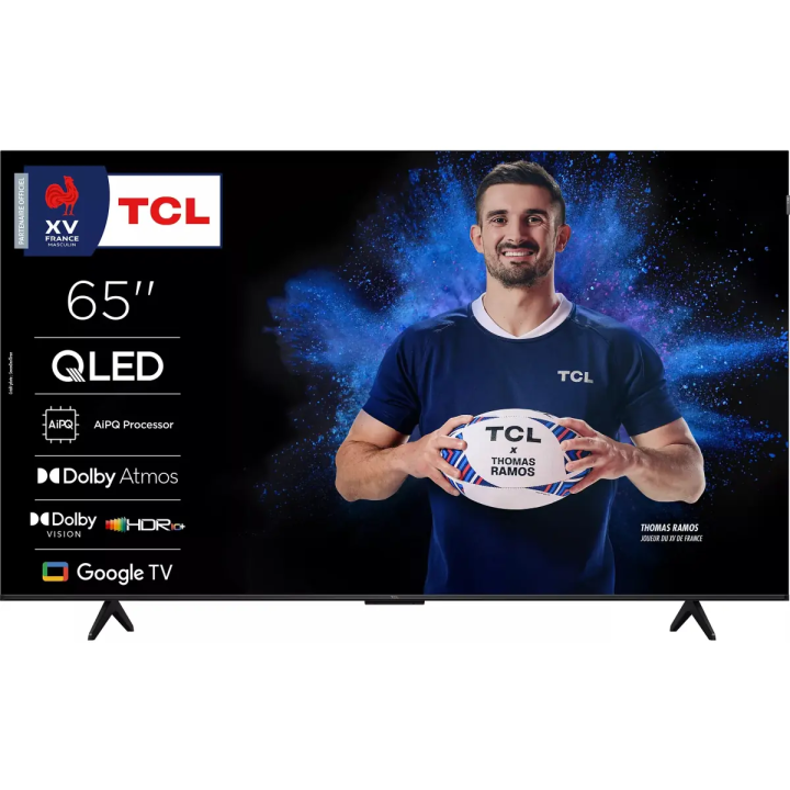 TCL - Ecran 65p UHD QLED 350 nits, GoogleTV, 3 HDMI, 2 USB - HA/10 TCL