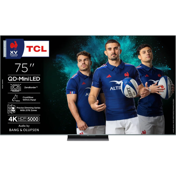 TCL - Ecran 75p Q6000 mLED 144Hz, GoogleTV, ZeroBorder - HA/6 TCL
