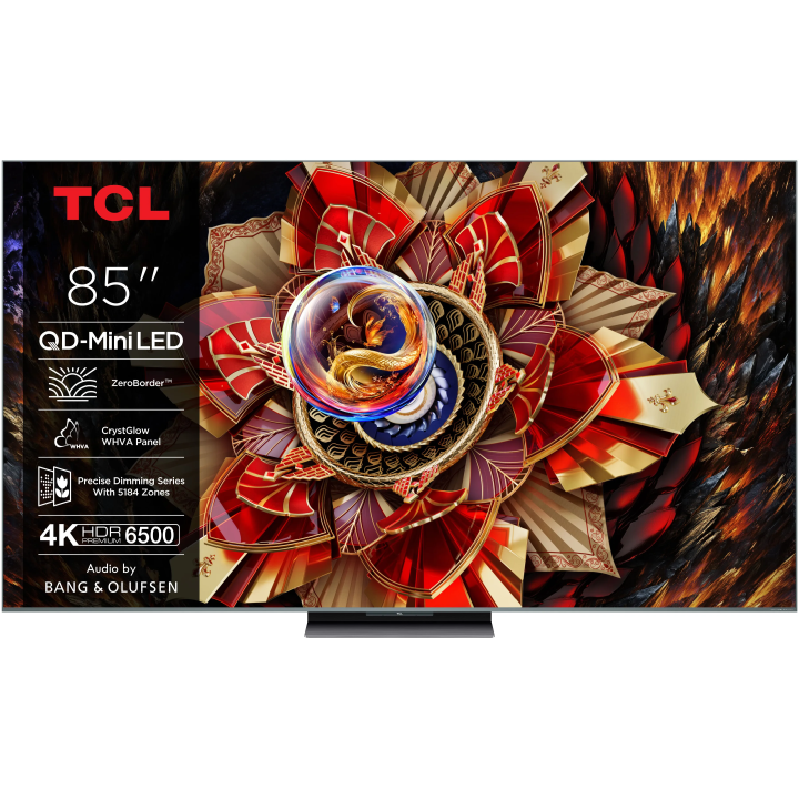 TCL - Ecran 85p Q6000 mLED 144Hz, GoogleTV, ZeroBorder - HA/4 TCL
