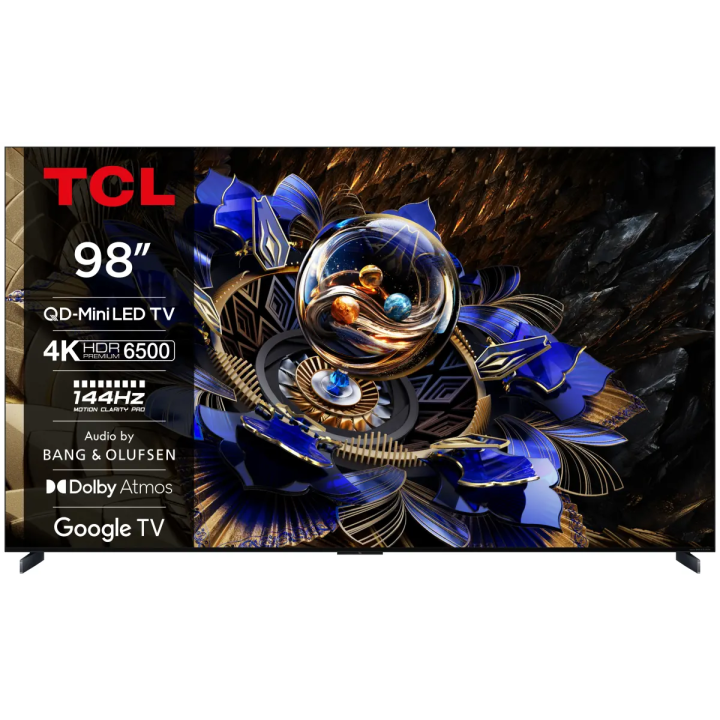 TCL - Ecran 98p Q6500 mLED 144Hz, GoogleTV, B&O DA, H2.1 VRR - HA/1 TCL