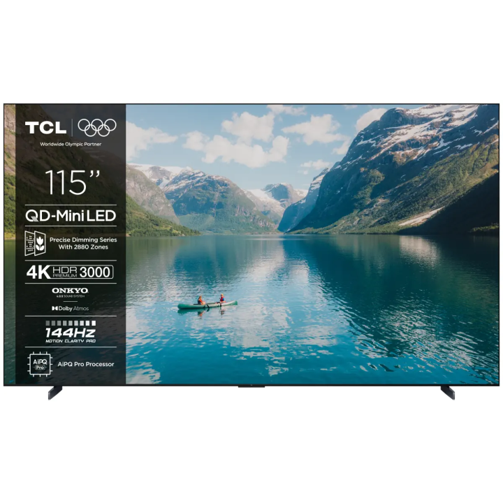 TCL - Ecran 115p Q3000 mLED GoogleTV, Onkyo, 4 HDMI, 1 USB - HA/1 TCL