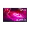 Écran tactile Optoma 1751RK | 75" | 4K UHD 3840 x 2160 | 40 points | 350 cd/m² Optoma