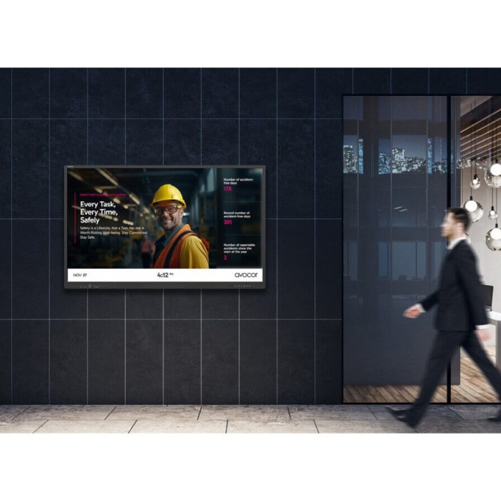Écran interactif Avocor AVO-AVE-8650 | 86" | 4K UHD | 400 cd/m² | Série E-50