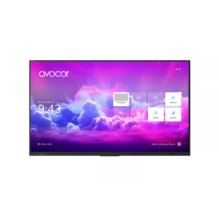 Écran interactif Avocor AVO-AVE-6550 | 65" | 4K UHD | 400 cd/m²
