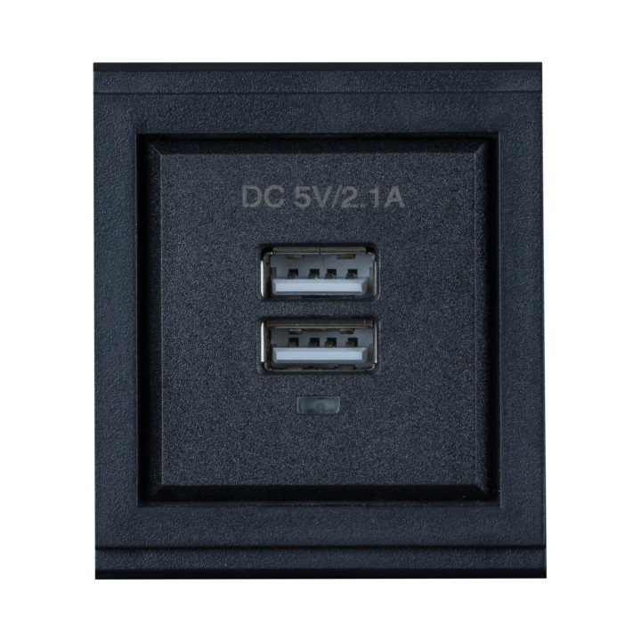 Module double chargeur USB type A Muxlab 500616 | 5VDC 2.1A | double port A