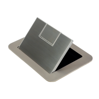 Boîtier de table Element One E1-SOCKET-X-230-D | 1 alimentation 230V | 4 demi-modules design