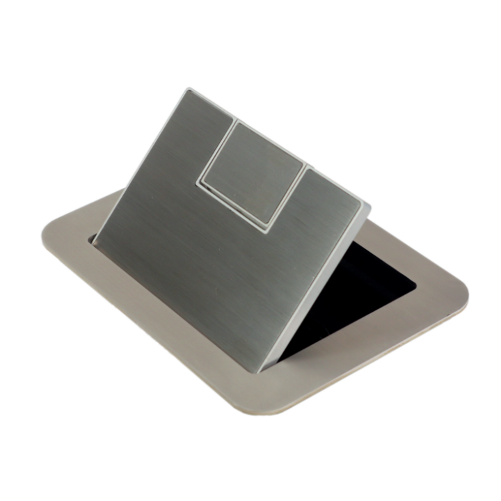 Boîtier de table Element One E1-SOCKET-X-230-D | 1 alimentation 230V | 4 demi-modules design