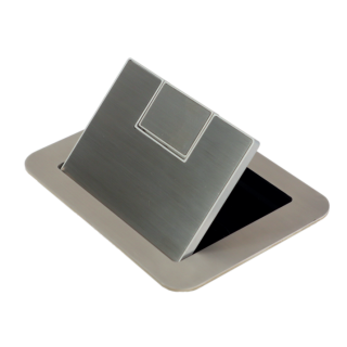 Boîtier de table Element One E1-SOCKET-X-260-D | 1 alimentation | 5 demi-modules design