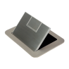 Boîtier de table design Element One E1-SOCKET-X-170-D | 1 alimentation | 2 demi-modules