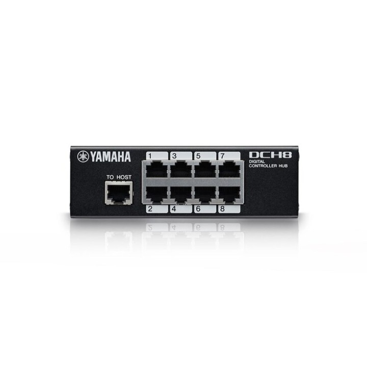 Hub 8 ports Yamaha YAM-DCH8 | pour boîtier DCP | connectivité multi-appareils professionnelles