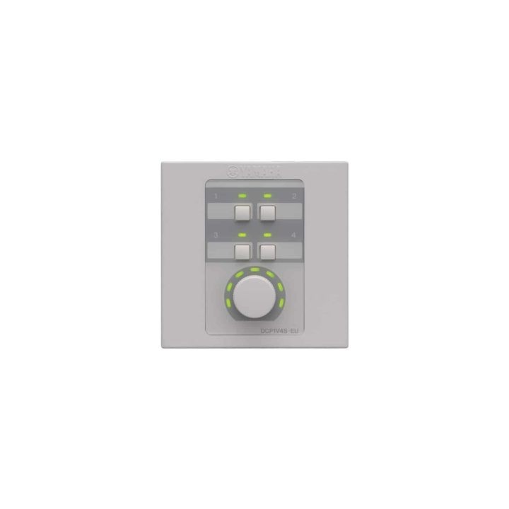 Contrôleur mural Yamaha YAM-DCP1V4SEU | 1 volume | 4 switch | connexion CAT5 pour MTX