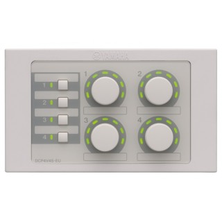Contrôleur mural Yamaha YAM-DCP4V4SEU | 4 volumes | 4 switch | CAT5 (MTX)