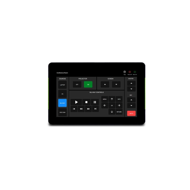 Panneau tactile 7" Atlona AT-VTP-700VL-BL | montage VESA | LED intégrées noir