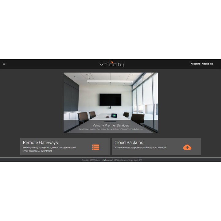 Service Premier Atlona AT-VPS-RG-T3 | support Velocity Gateway T3 | assistance prioritaire 24/7