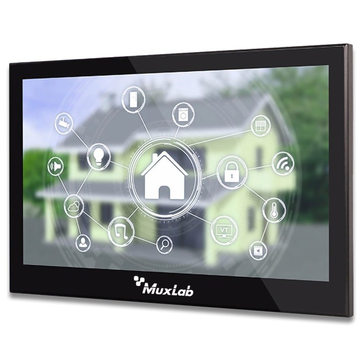Écran tactile SmartControl AV Muxlab 500869 | 12" | contrôle AV centralisé IP/PoE