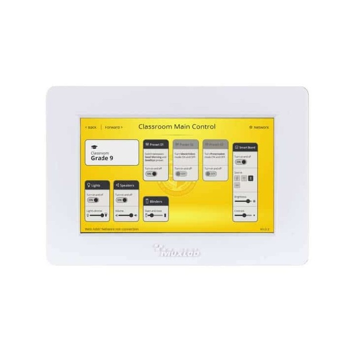 Écran de contrôle tactile 5" Muxlab 500817-WH | blanc | PoE