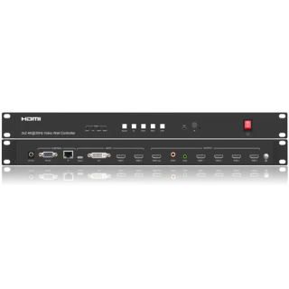Processeur mur vidéo 2x2 Keen connect EFW-4K-244-D | 4K | HDMI/DisplayPort