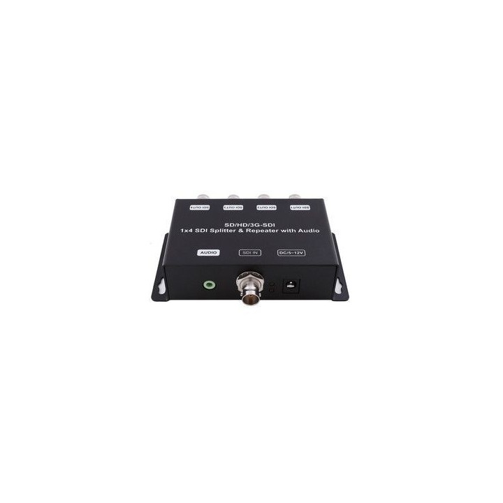 Distributeur/Répéteur SDI 1x4 Keen connect EFD-SDI144 | 120 m | 1080p (Belden 1694A)