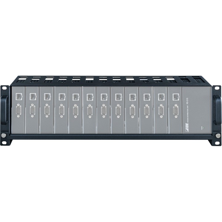 Châssis rack 3U IDK IDK-RM-SV3-BM | supports HDC-H100/COS-100HD | montage rack 19" IDK